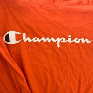 Orange Champion Longsleeve